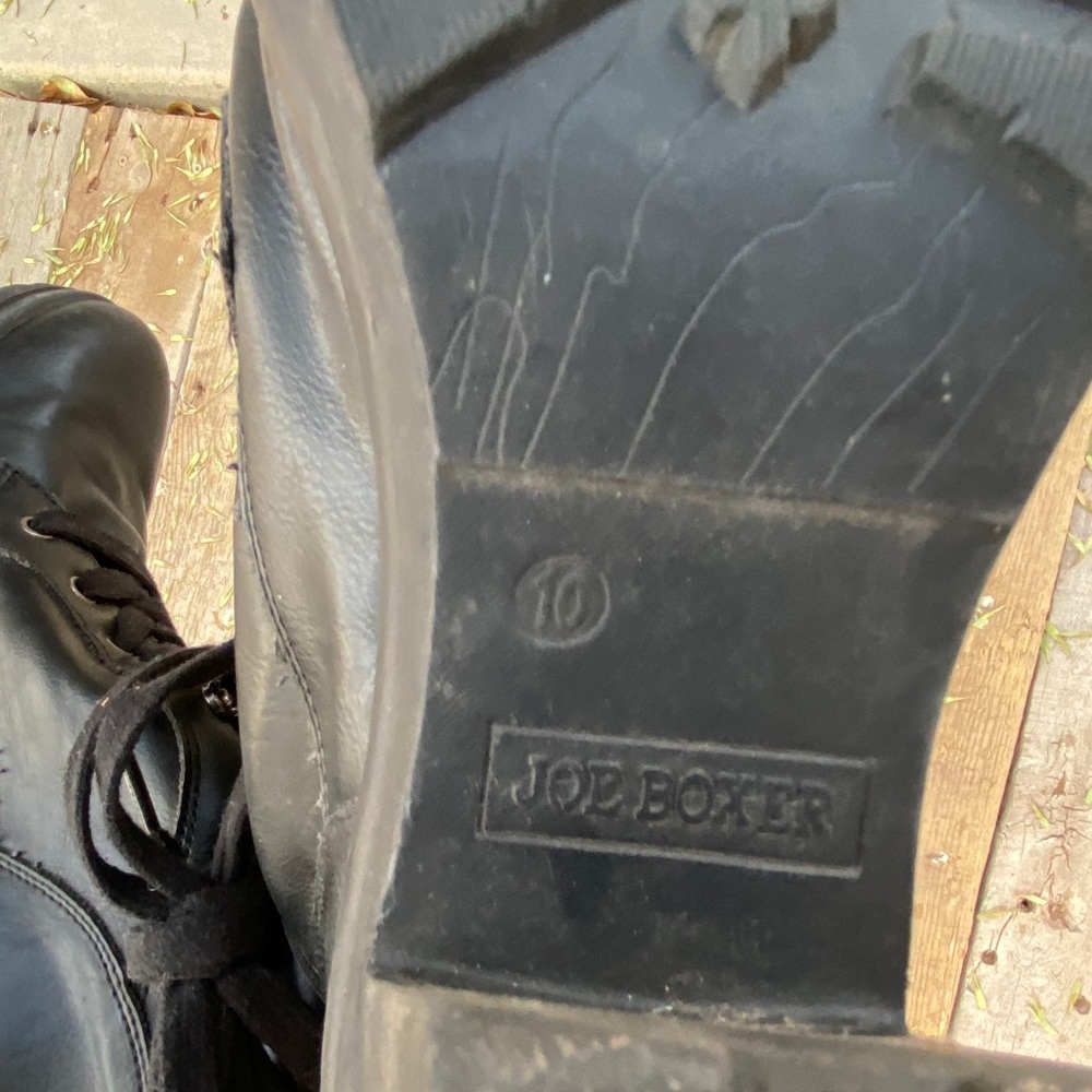 JOW BOXER black rock abkle boots 10 - Picture 8 of 8